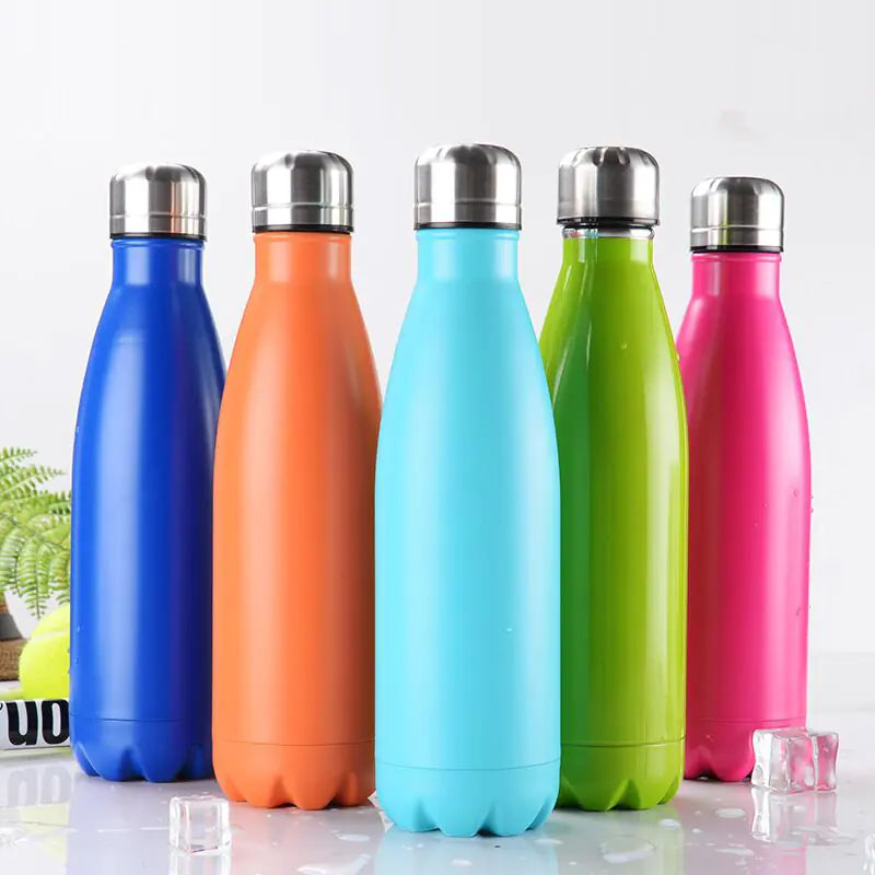 Colorful Cola Bottle, Insulated Water Cup, Stainless Steel